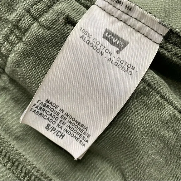 Levis Military Field Jacket Small Olive Green Cotton Fatigue Lightweight Utility - Picture 8 of 11